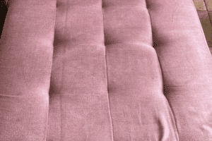 Cadeira depois da limpeza